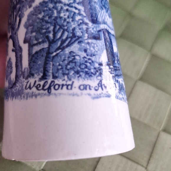 Blue and White Ceramic Salt and Pepper Shakers - Picture 3 of 14